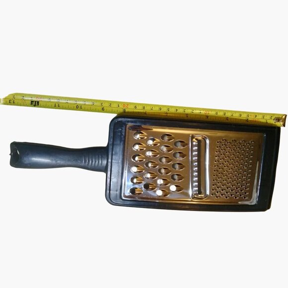 Stainless Steel Grater Zester Black Handle Hand Kitchen Utensils - Picture 5 of 5